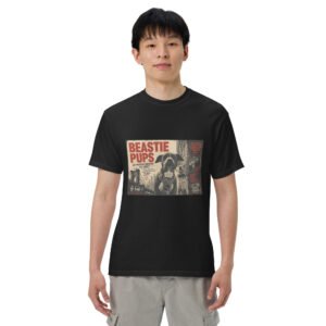 Beastie Pups “Licensed to Sniff” Tour ’94 – Front & Back Organic Oversized High Neck T-Shirt