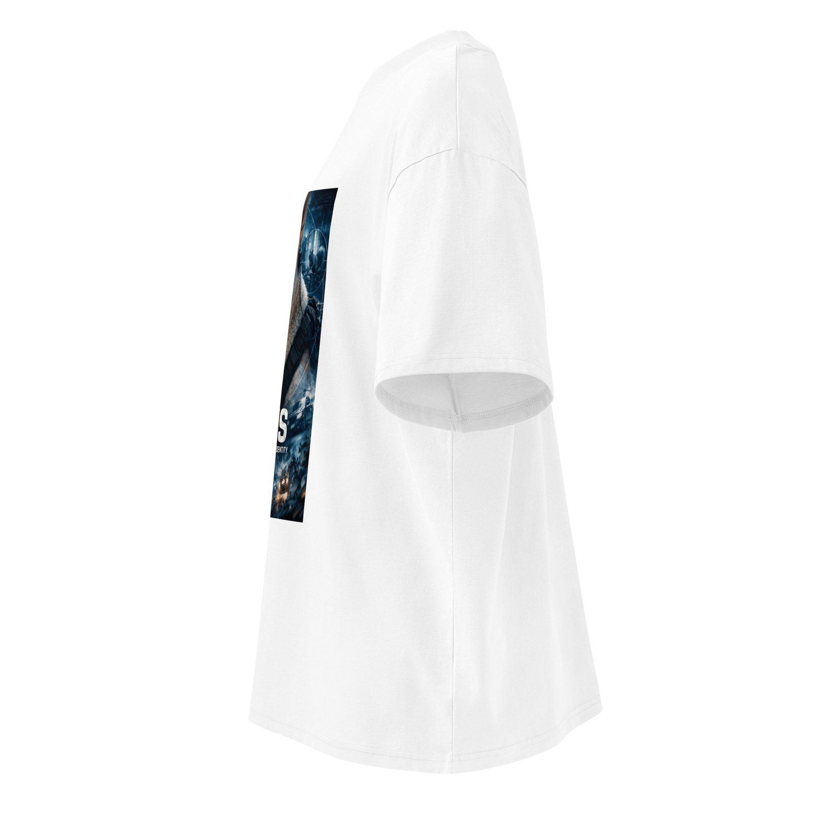 GUS: The Squirrel Identity – Organic Oversized High Neck T-Shirt - Image 18