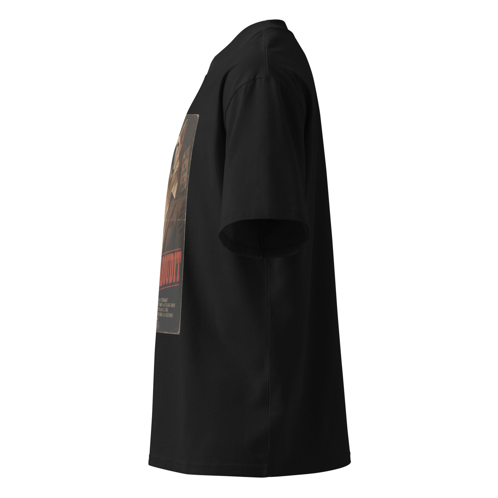 Fuhgeddaboudit – Gus Mob Boss Organic Oversized High Neck T-Shirt - Image 8