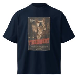 Fuhgeddaboudit – Gus Mob Boss Organic Oversized High Neck T-Shirt