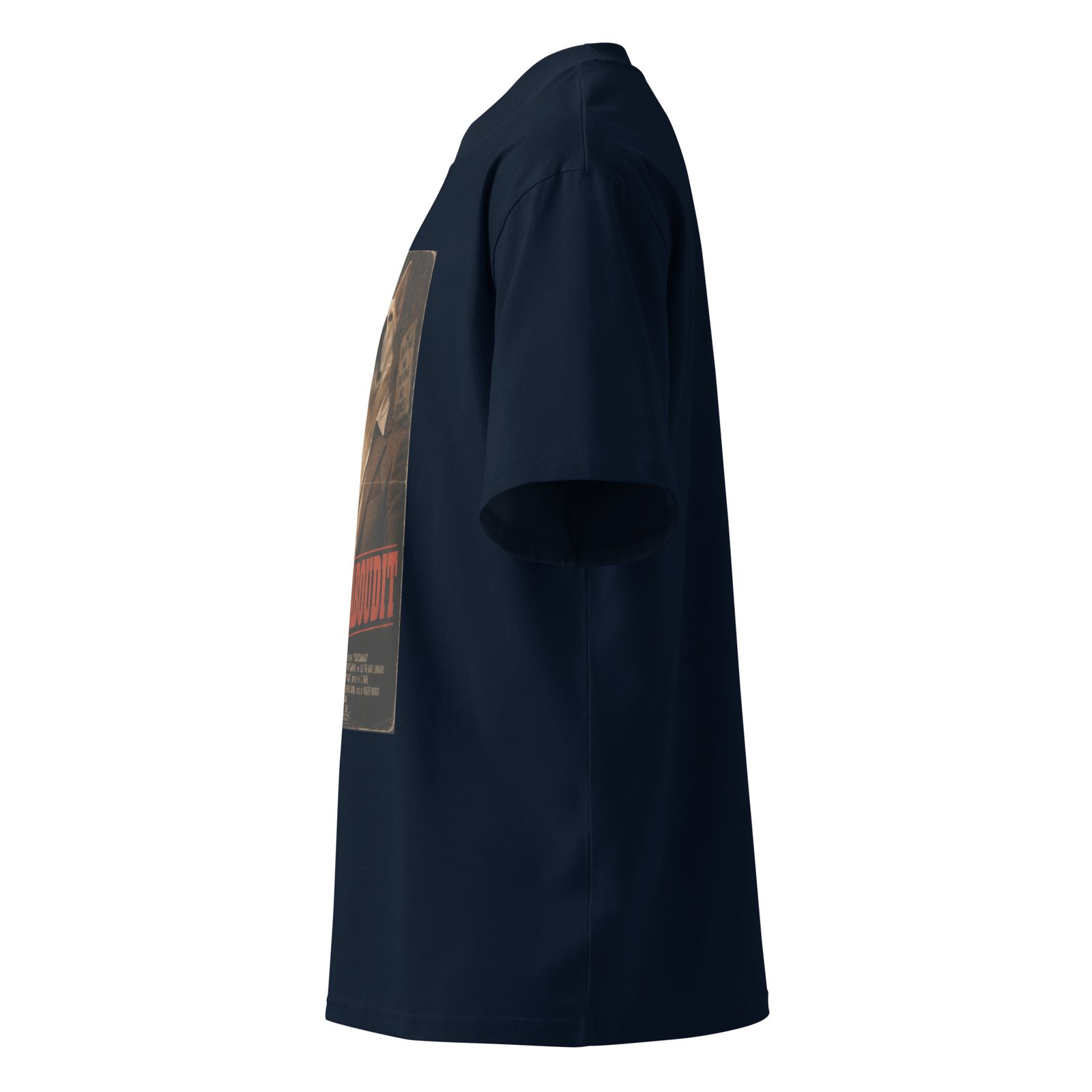 Fuhgeddaboudit – Gus Mob Boss Organic Oversized High Neck T-Shirt - Image 4